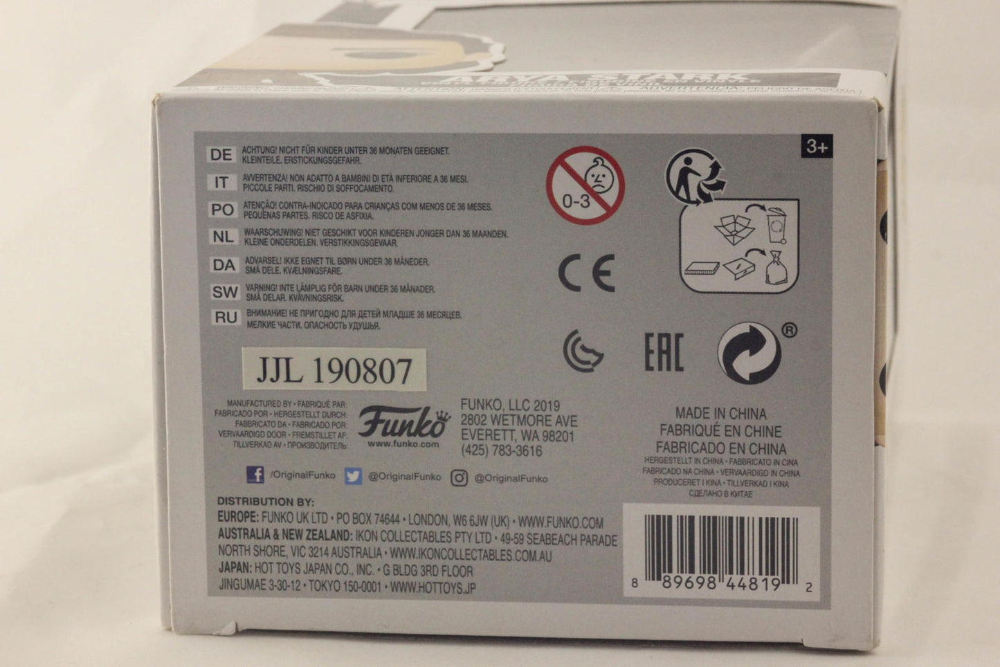 Funko Pop! Game of Thrones Arya Stark Vinyl Figure #79