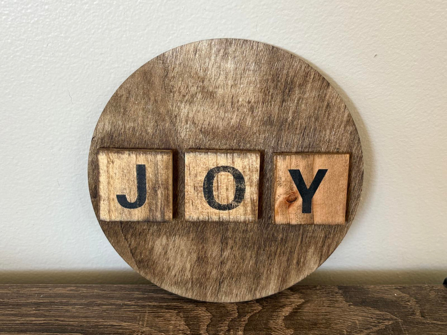 Savvy Creations Wooden JOY Wall Hanging