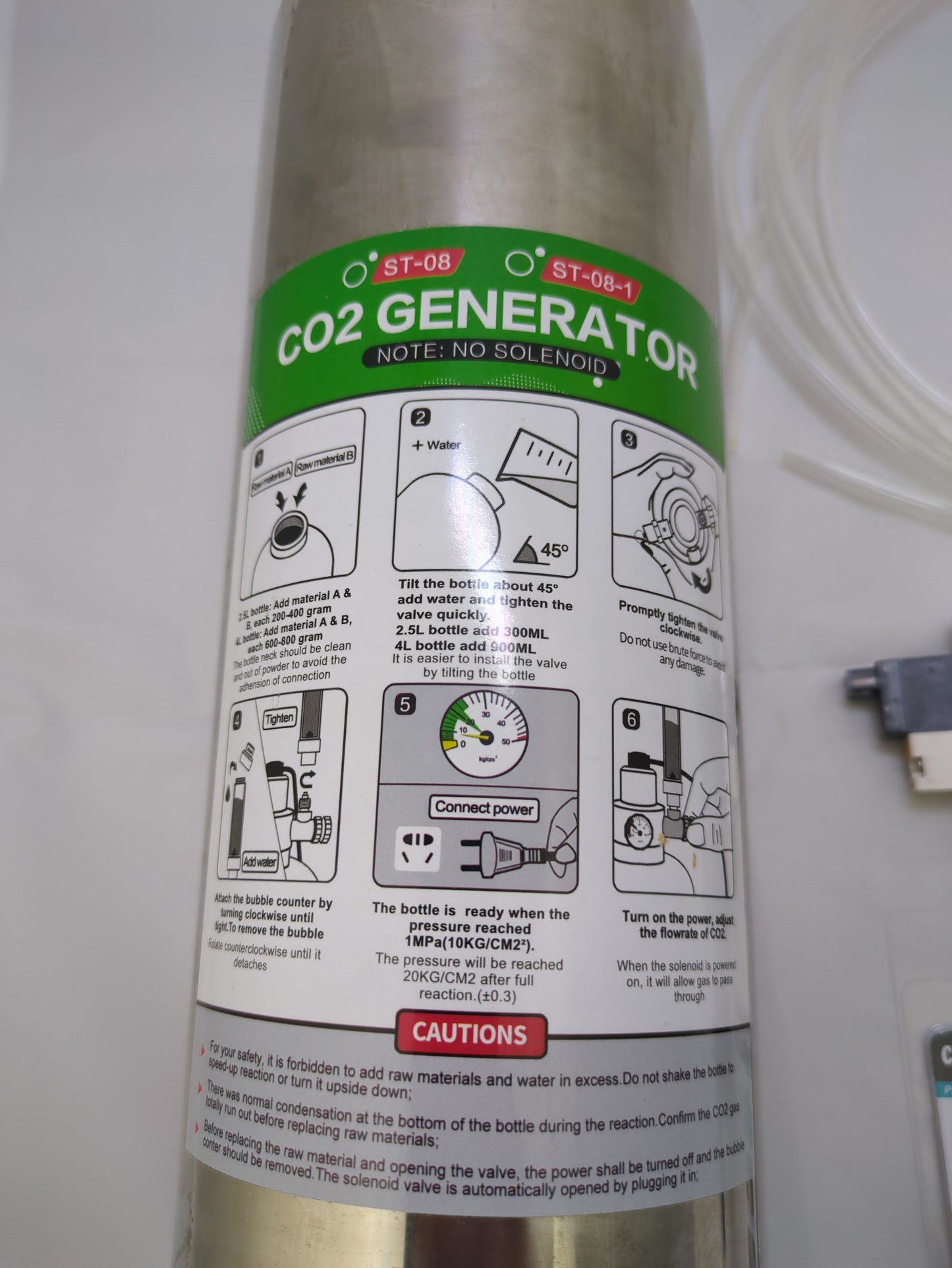 DIY Aquarium Co2 Generator Kit