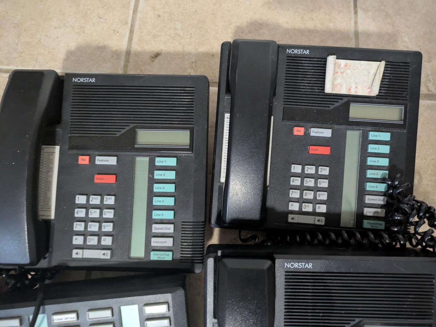 Lot of 8 Nortel Norstar Office Phones – Models T7316E, M7208, M7310 – As-Is