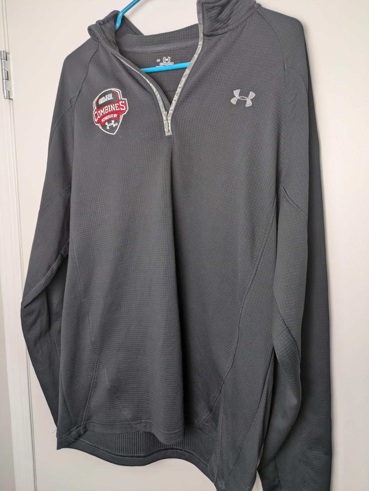 Under Armour Men's Gray Quarter-Zip Pullover Sweatshirt