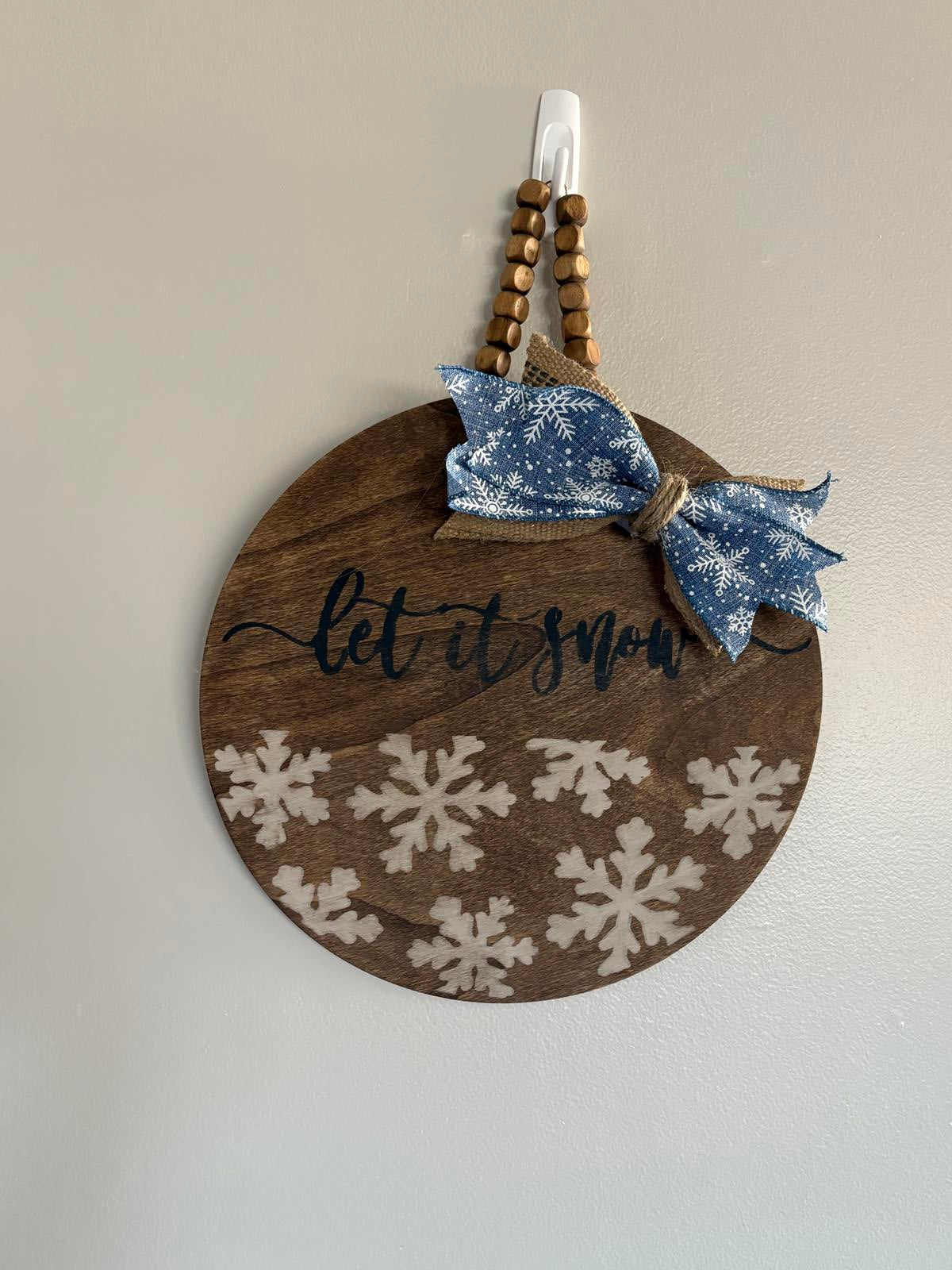 Savvy Creations Let It Snow Wooden Wall Decor
