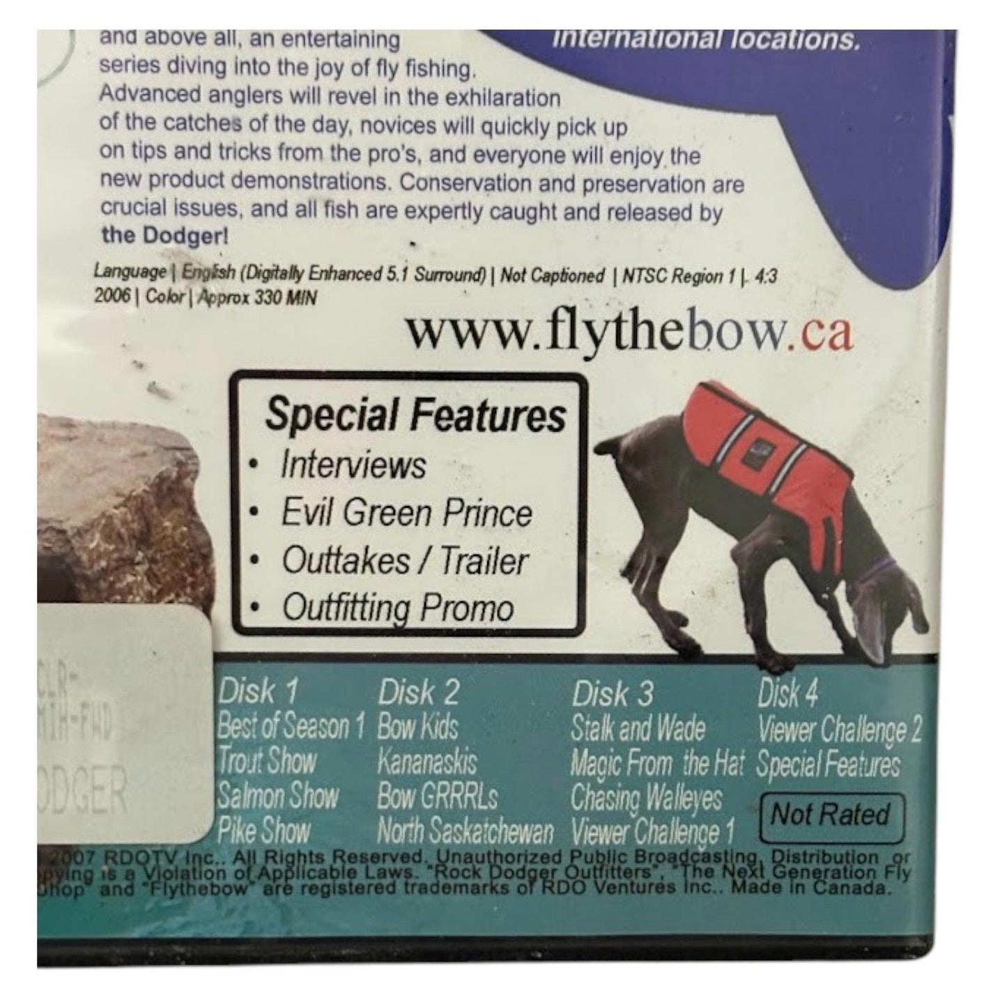 Fishing with Dodger Season 2 – 4-Disc DVD Set – Excellent Condition