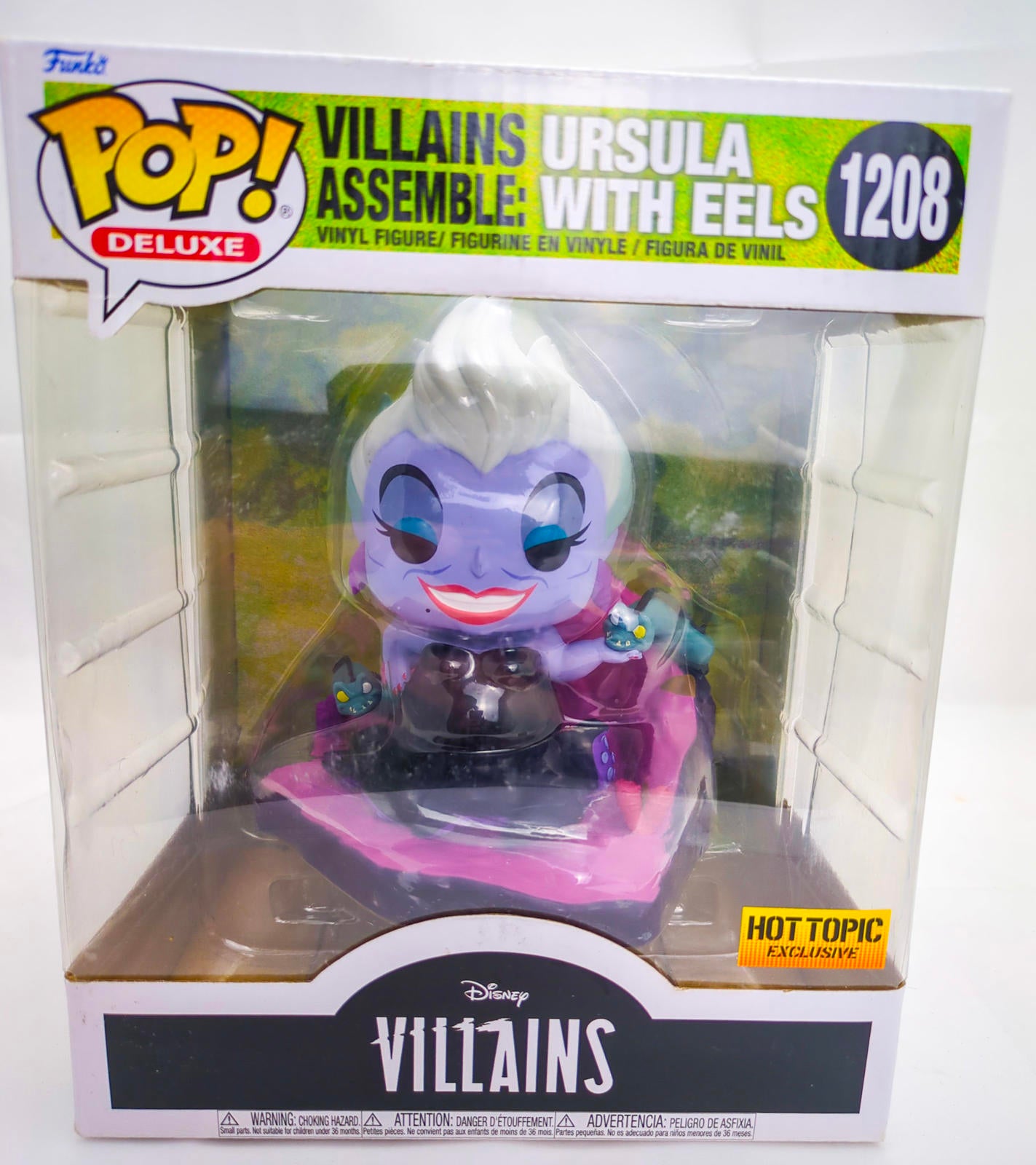 Funko Pop! Deluxe Disney Villains Ursula with Eels Vinyl Figure #1208