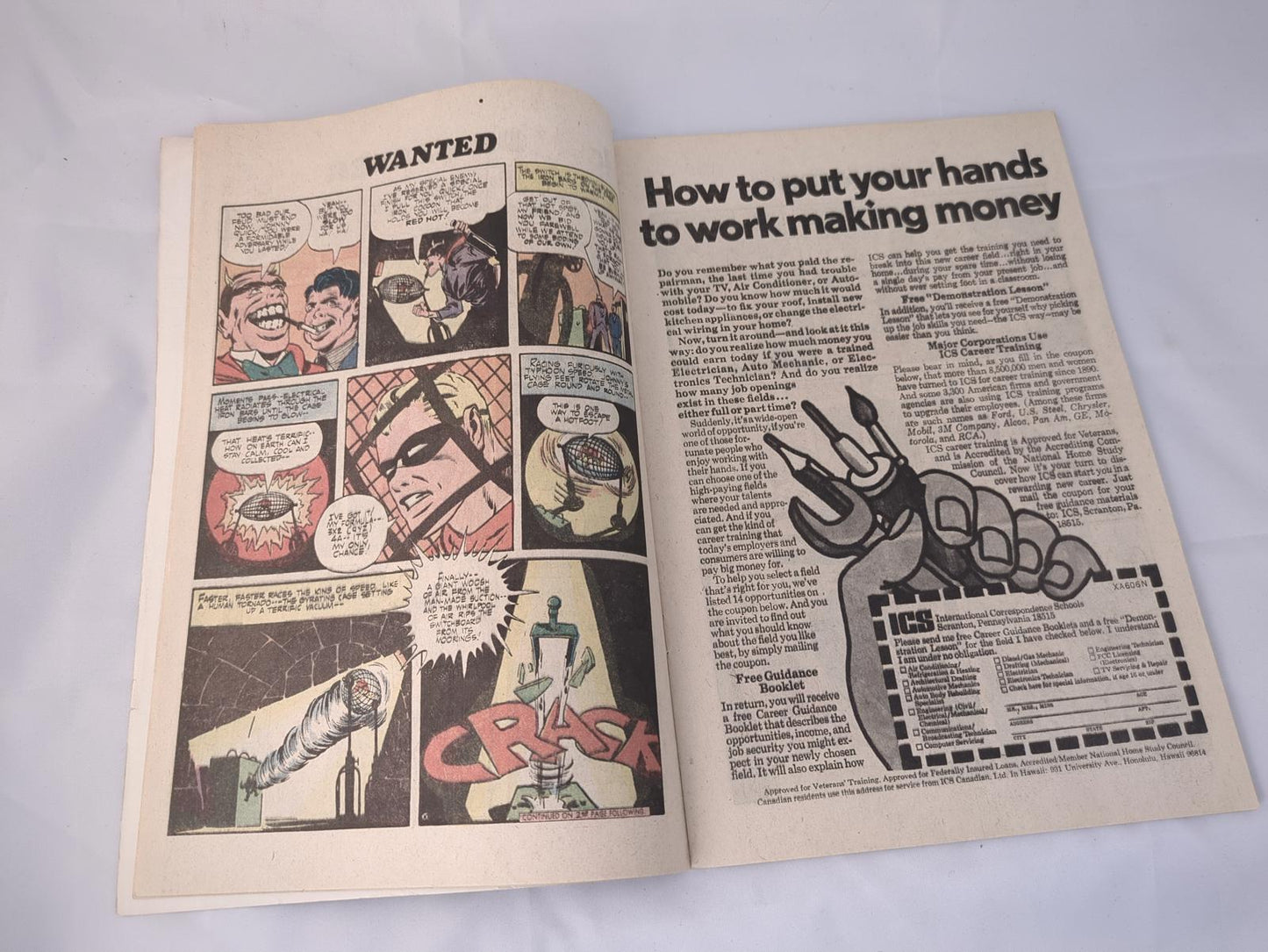 Vintage DC Comics Wanted No. 7 Comic Book (Original Print)