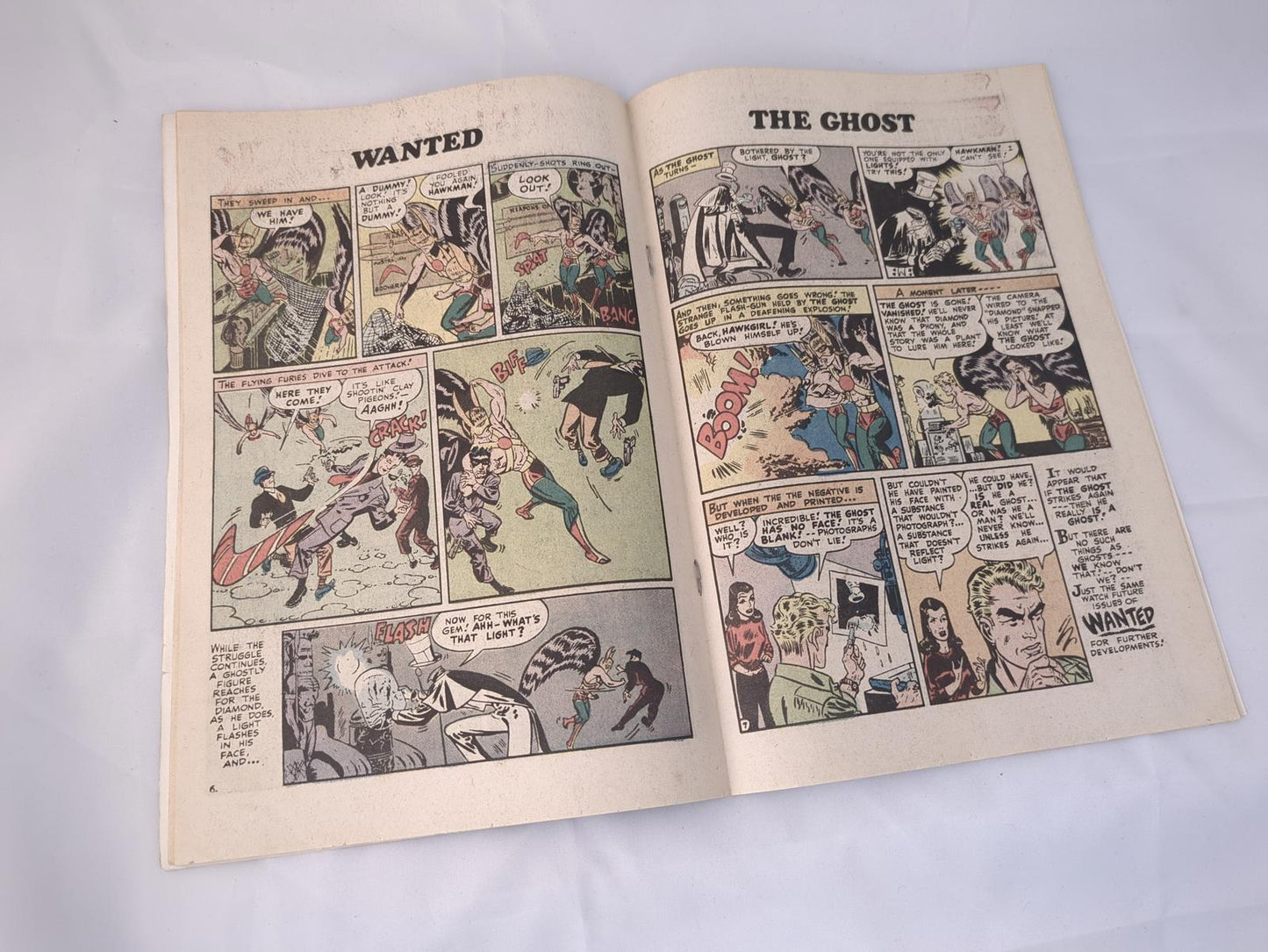 Vintage DC Comics Wanted No. 7 Comic Book (Original Print)