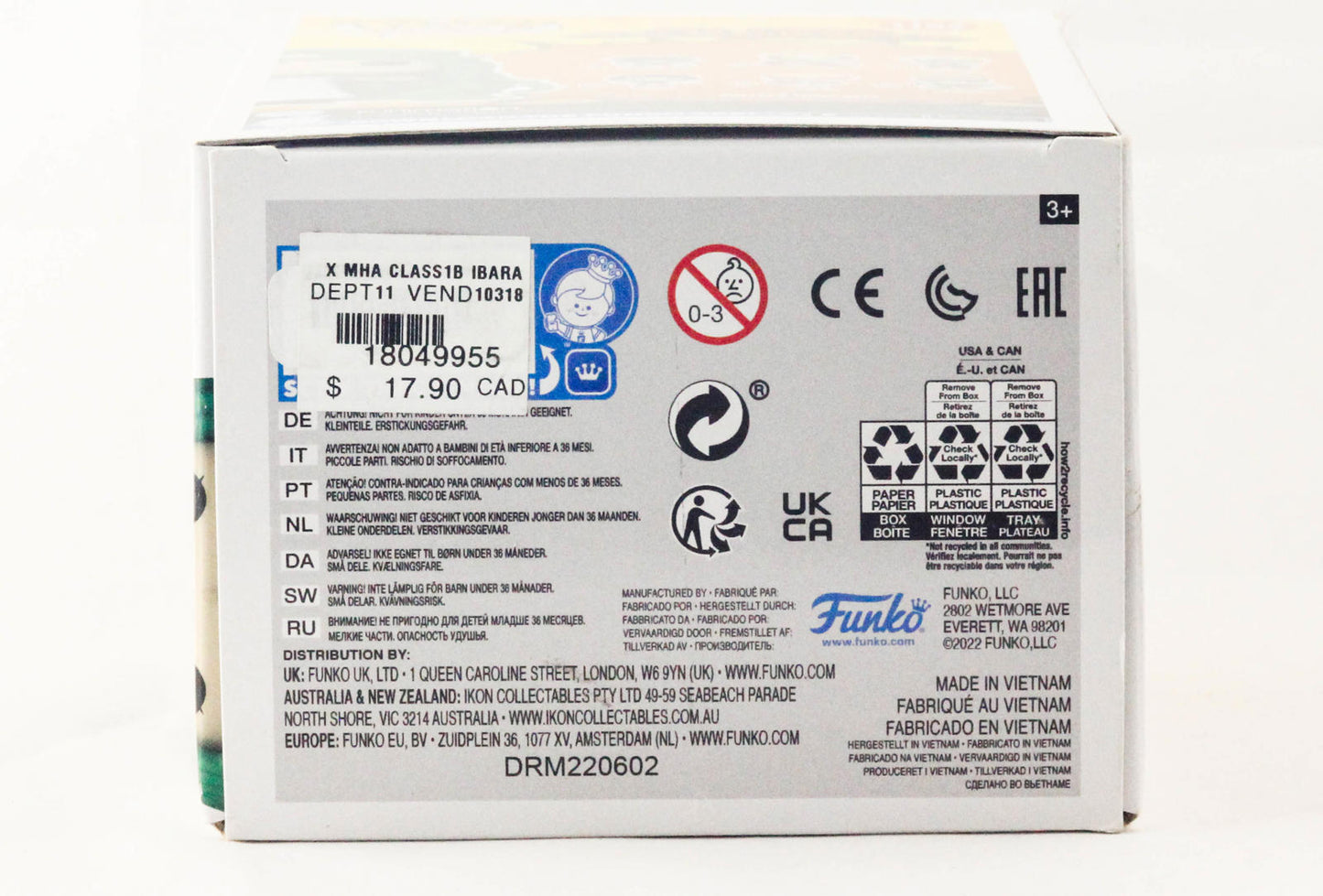 Funko Pop! Animation My Hero Academia Ibara Shiozaki Vinyl 6