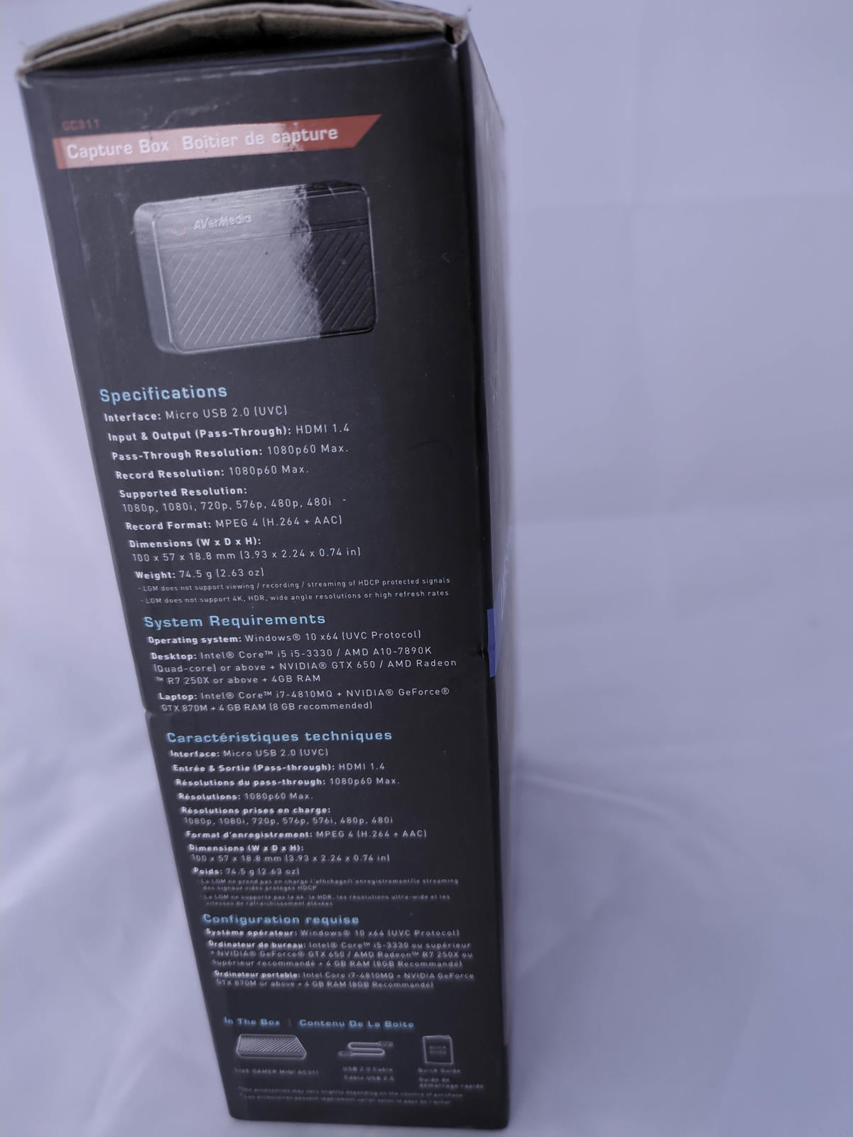 AVerMedia Live Streamer Duo Webcam and Video Capture Device - Open Box