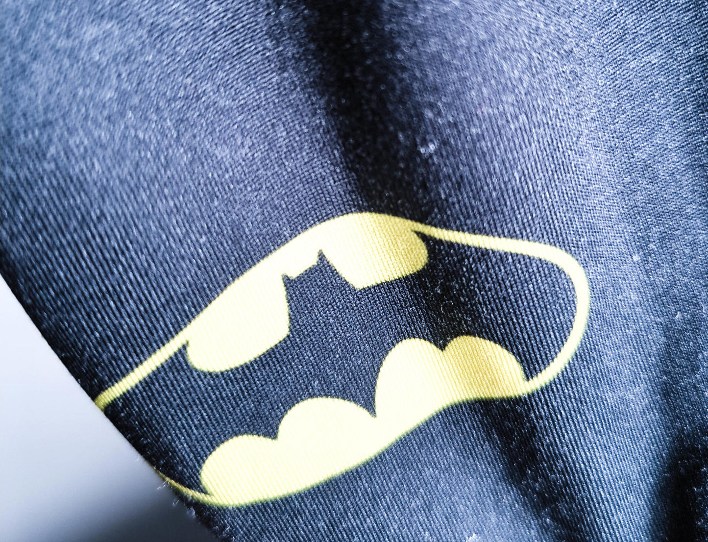 Batman Themed Long Sleeve Graphic T-Shirt