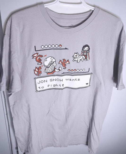 Men's Graphic T-Shirt - Jon Snow Inspired Design