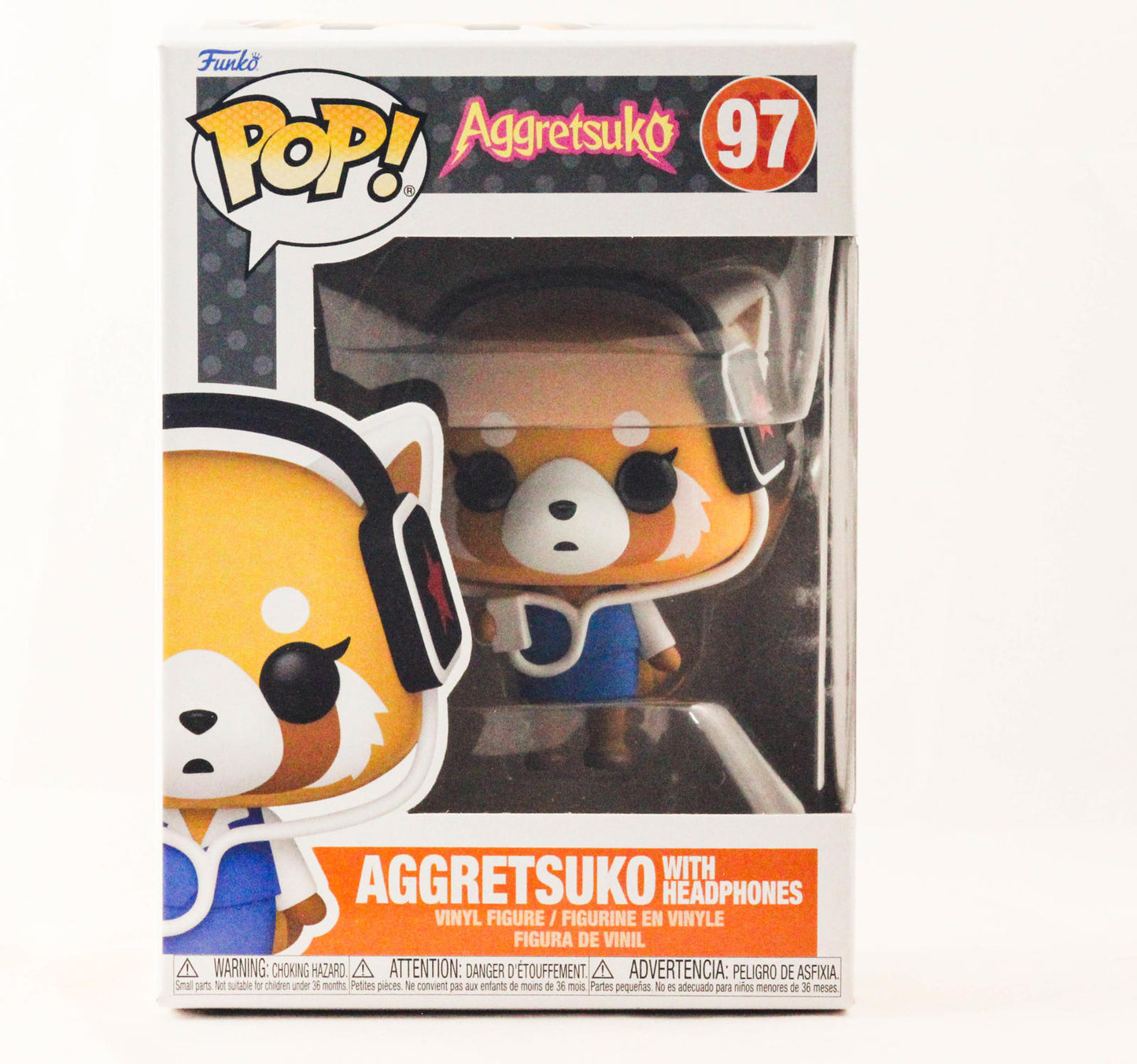 Funko Pop! Aggretsuko with Headphones Vinyl Figure #97