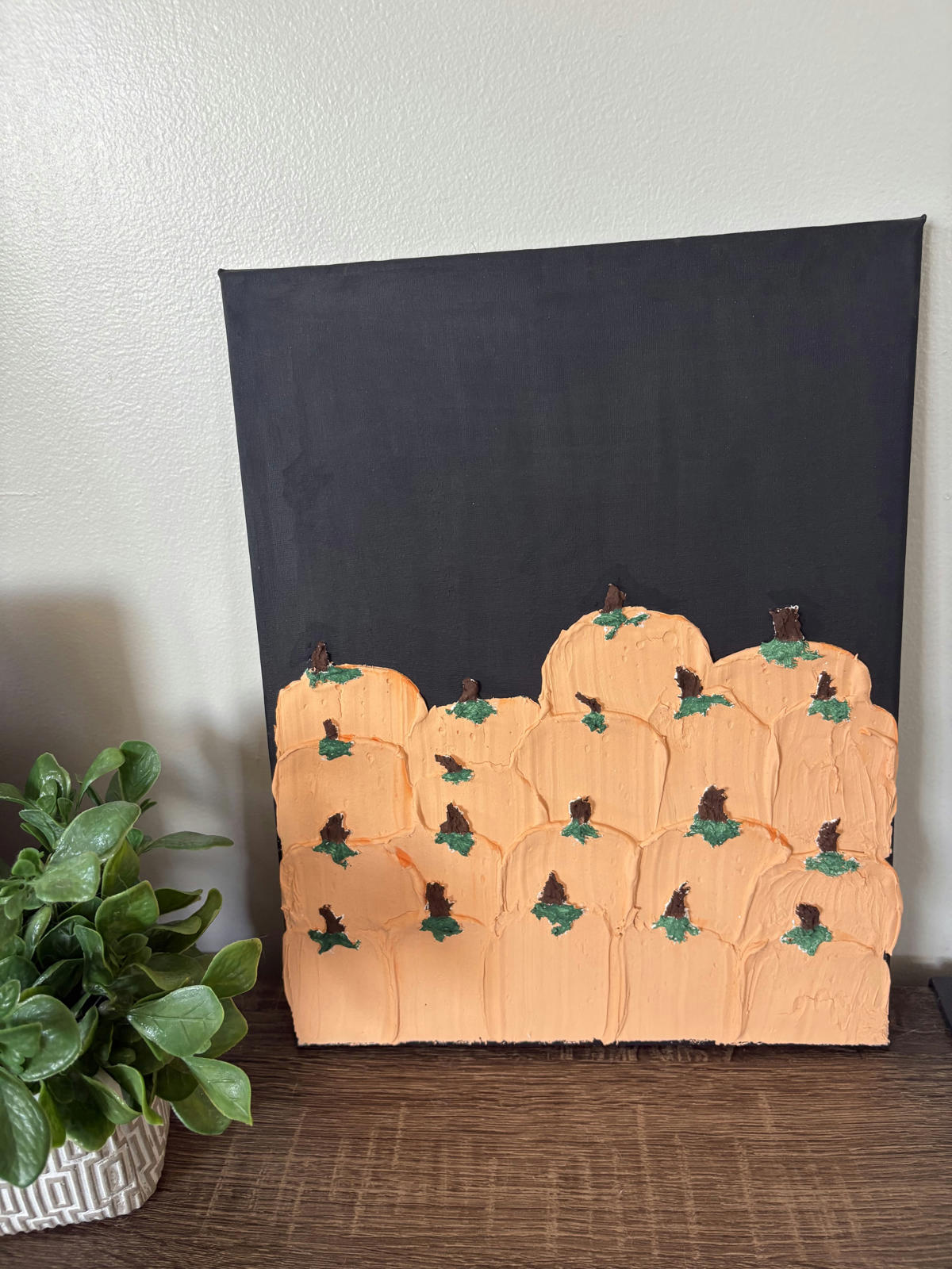 Handcrafted Pumpkin-Themed Outdoor Garden Decor