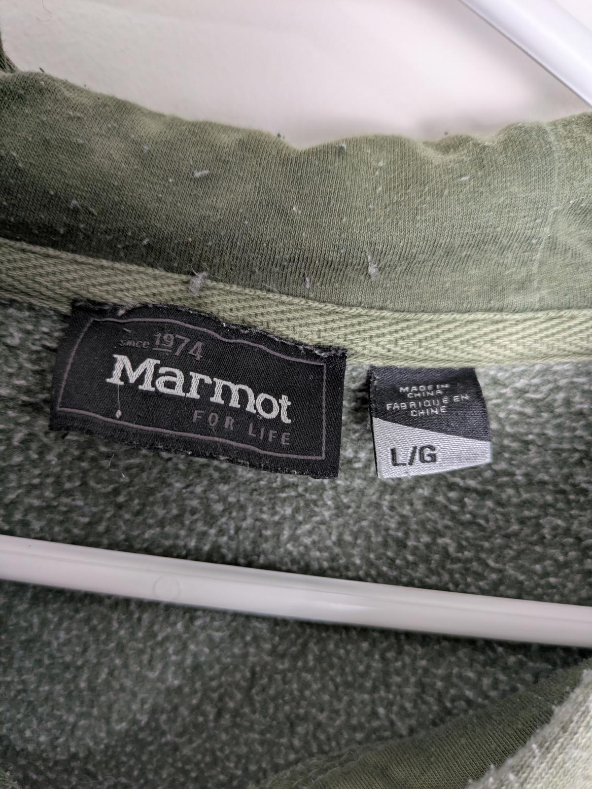 Men's L Marmot Hooded sweatshirt Olive green