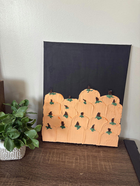 Handcrafted Pumpkin-Themed Outdoor Garden Decor