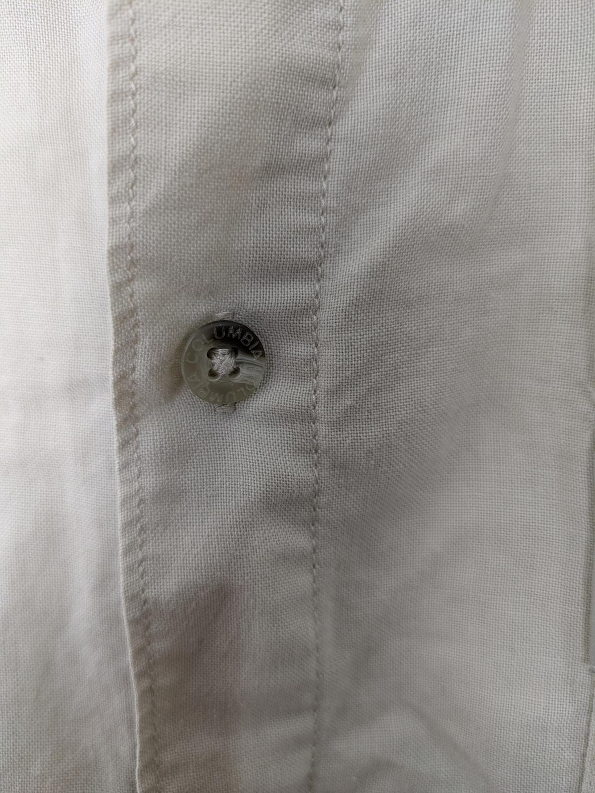 Columbia Men's Button-Up Shirt Large Beige