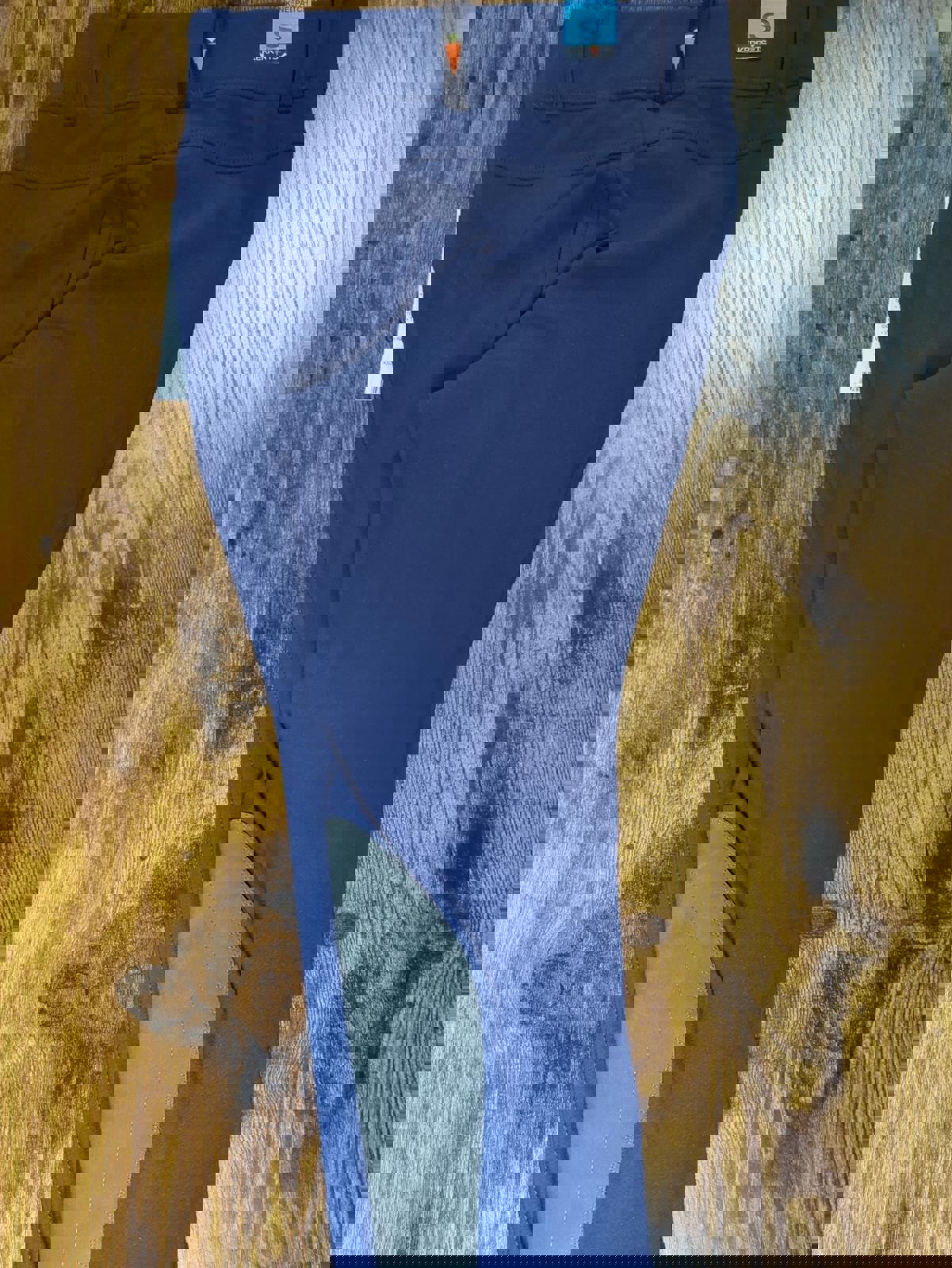 Kerrits Kids Cross Over Knee Patch Breech Riding Pants - Navy, Size S