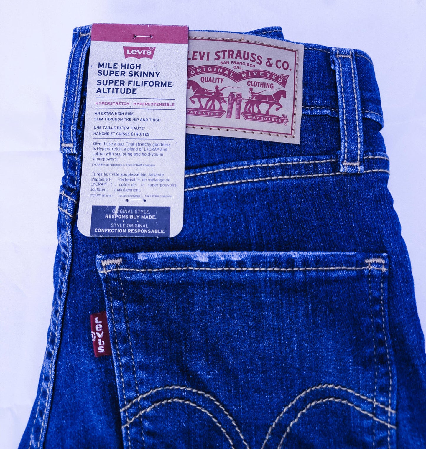 Levi's Mile High Super Skinny Jeans - Women's Size 25