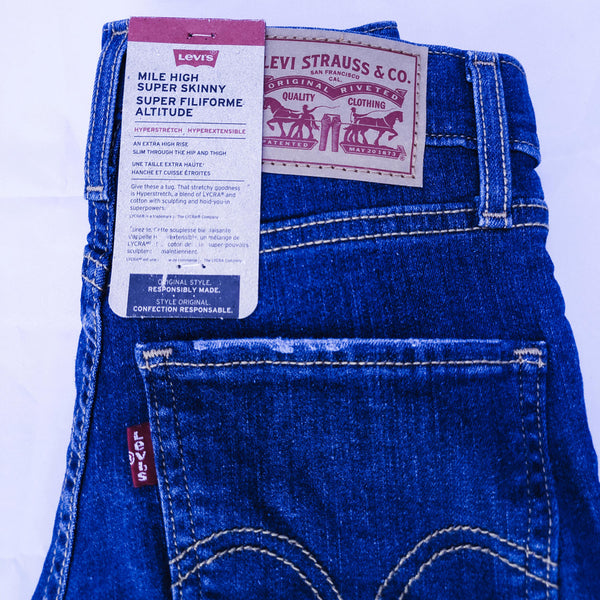 Levi's Mile High Super Skinny Jeans - Women's Size 25