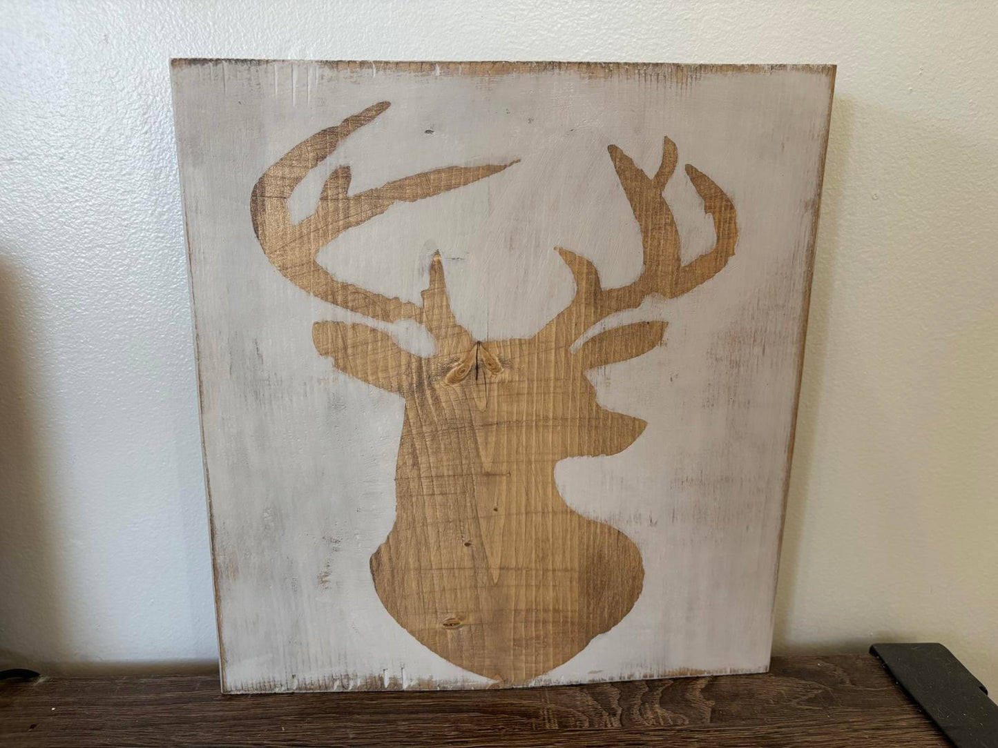 Savvy Creations Wooden Deer Head Wall Art Plaque