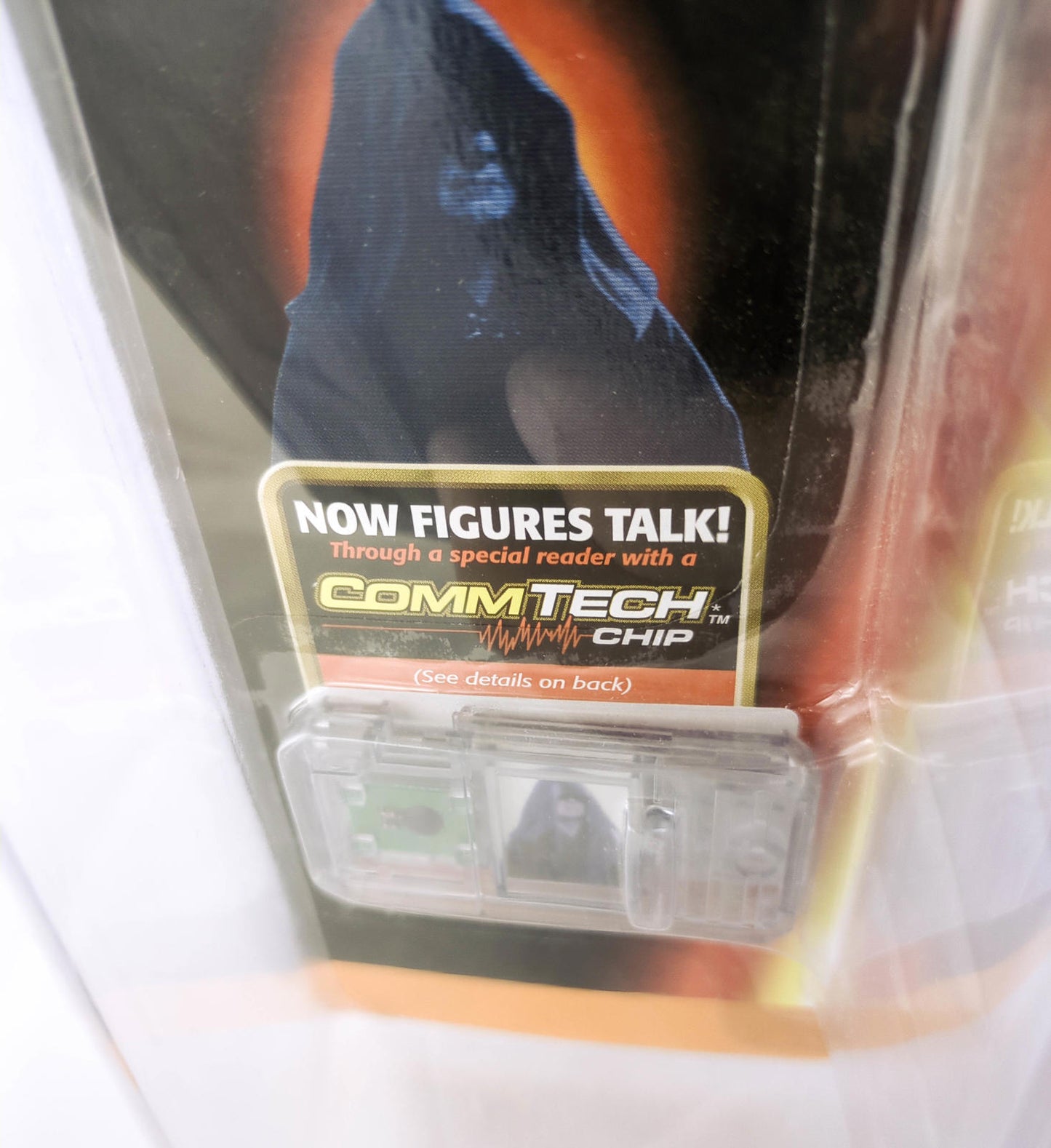 1999 Star Wars Episode I Darth Sidious Holograph Hasbro Figure with Commtech