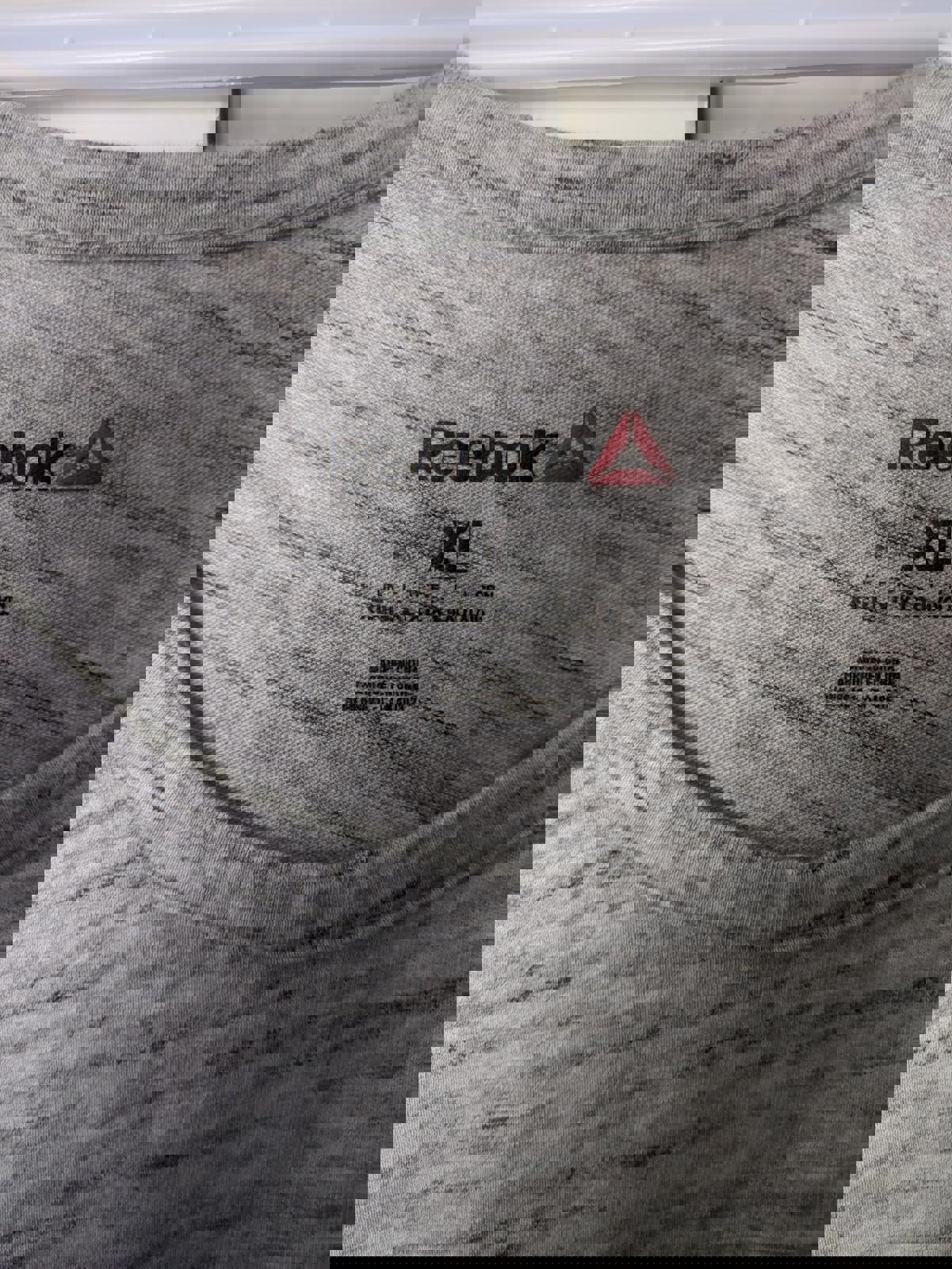 Reebok Men's Grey Activewear Tank Top - XL