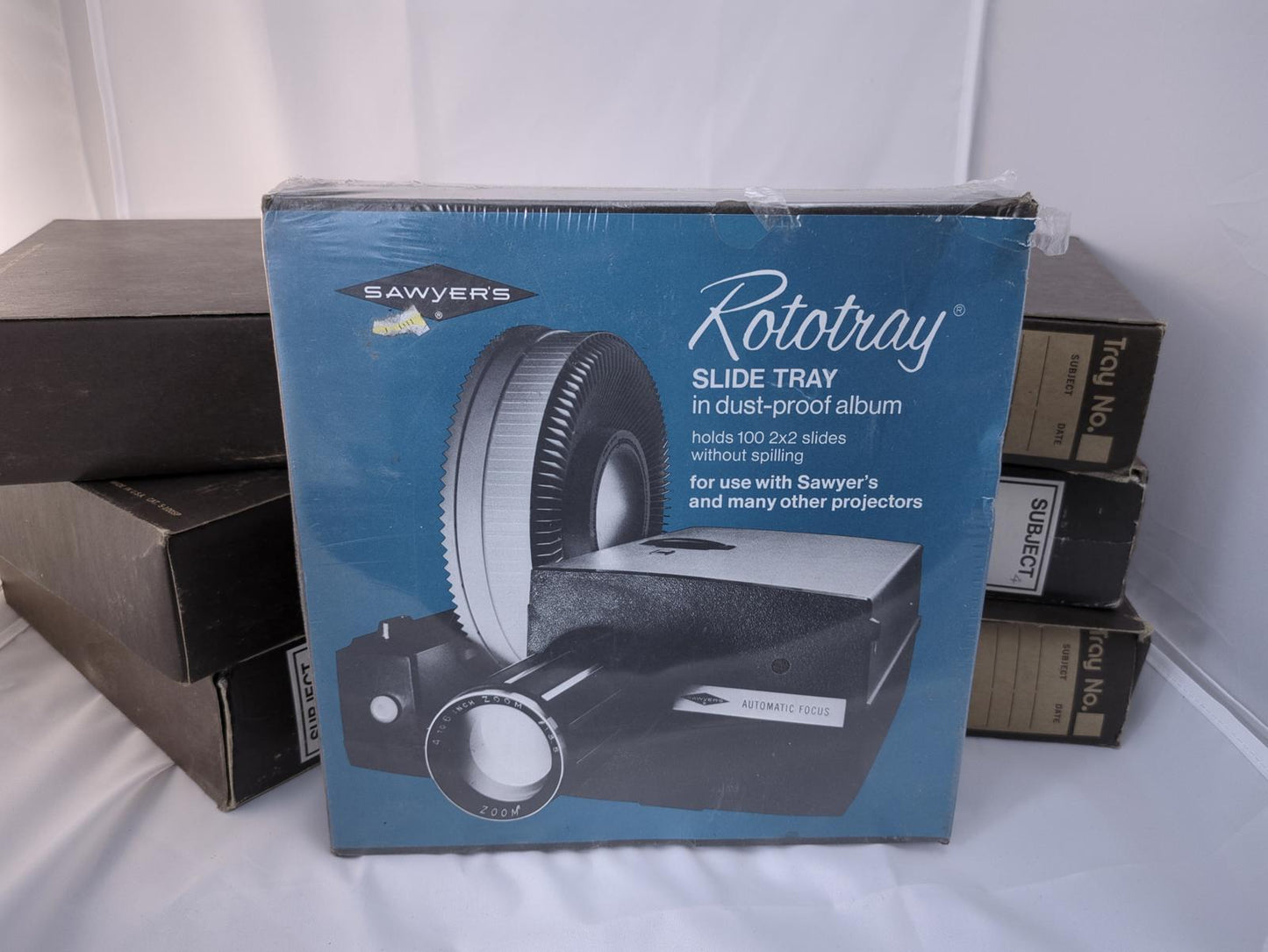 Sawyer's Rototray Slide Tray in Dust-Proof Album for Slide Projectors