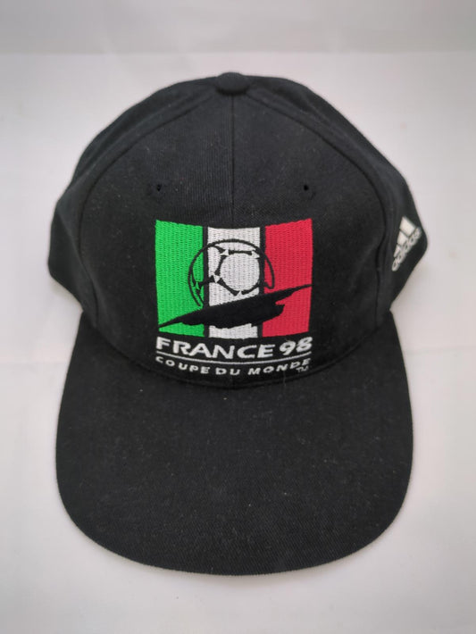 Adidas France 98 Italia Black Baseball Cap