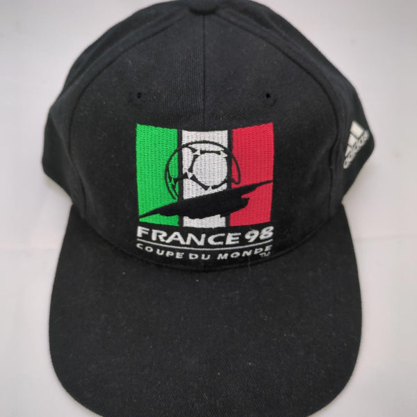 Adidas France 98 Italia Black Baseball Cap