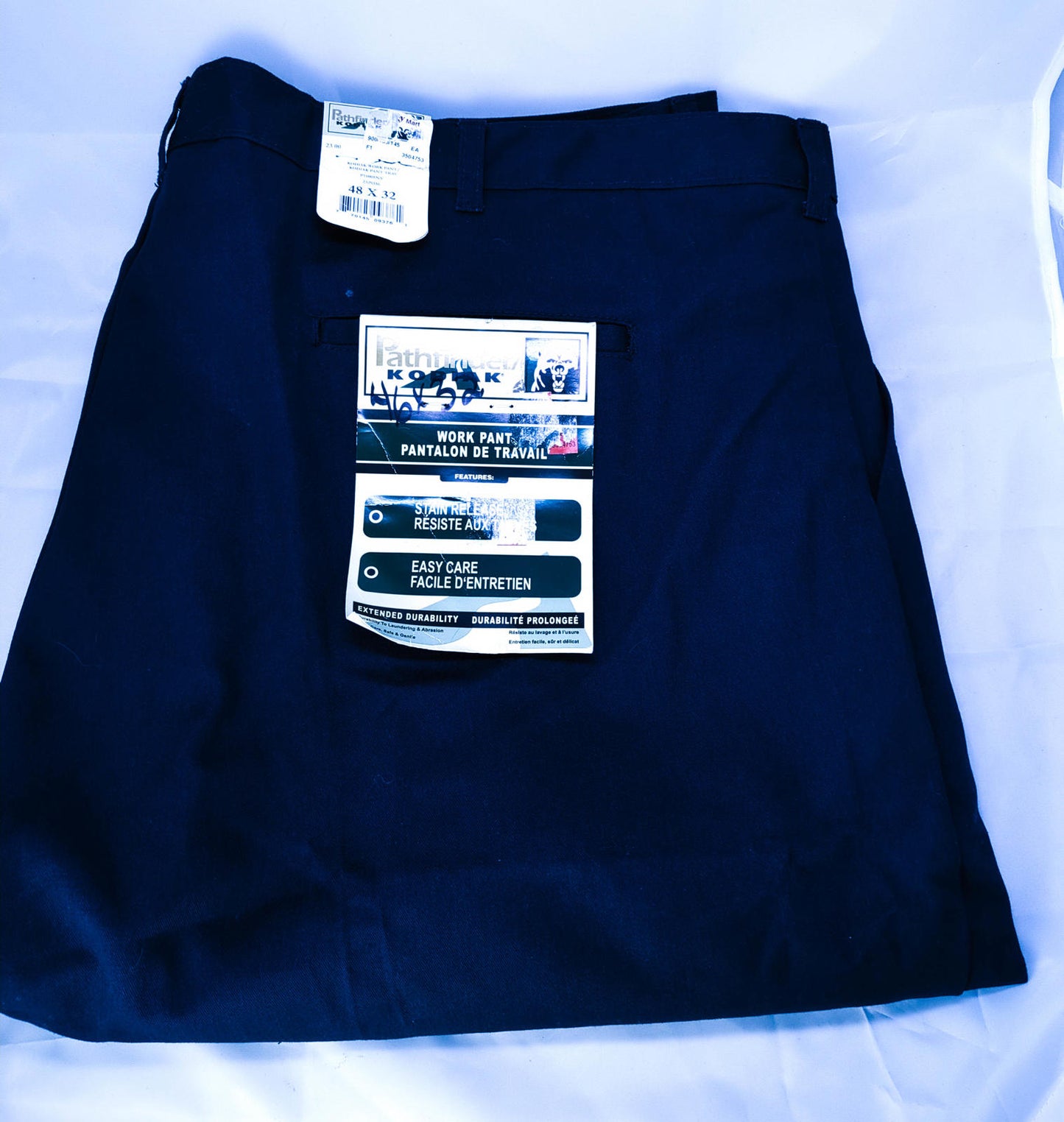 Pathfinder Kodiak Men's Work Pants 48x32 Navy Blue