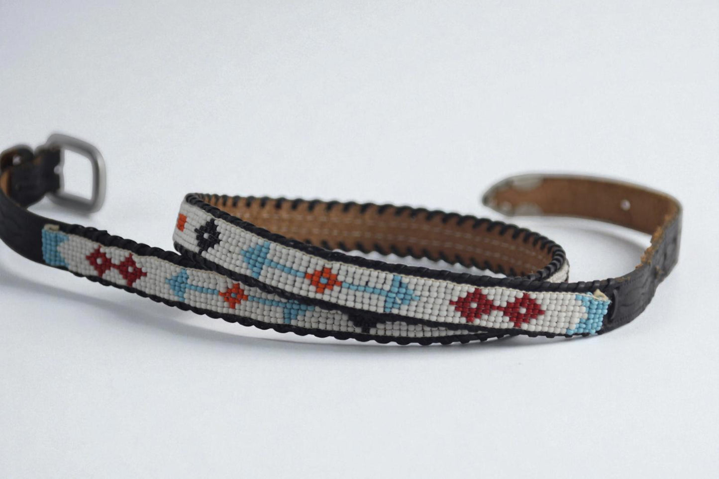 Handcrafted Native American Style Beaded Women's Belt