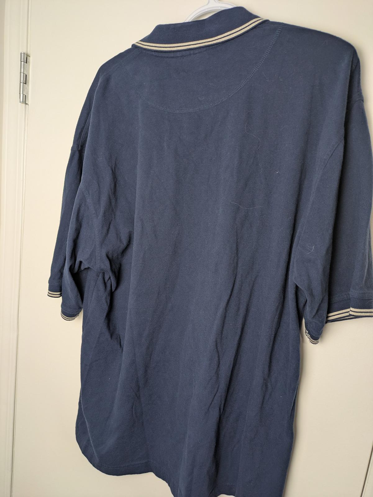 Classic Columbia Men's Polo Shirt - Navy Blue, 100% Cotton