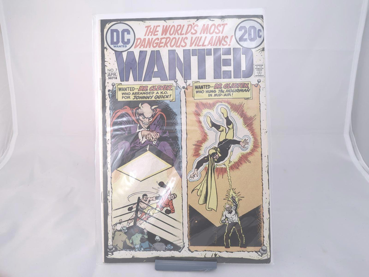 Vintage DC Comics Wanted No. 7 Comic Book (Original Print)