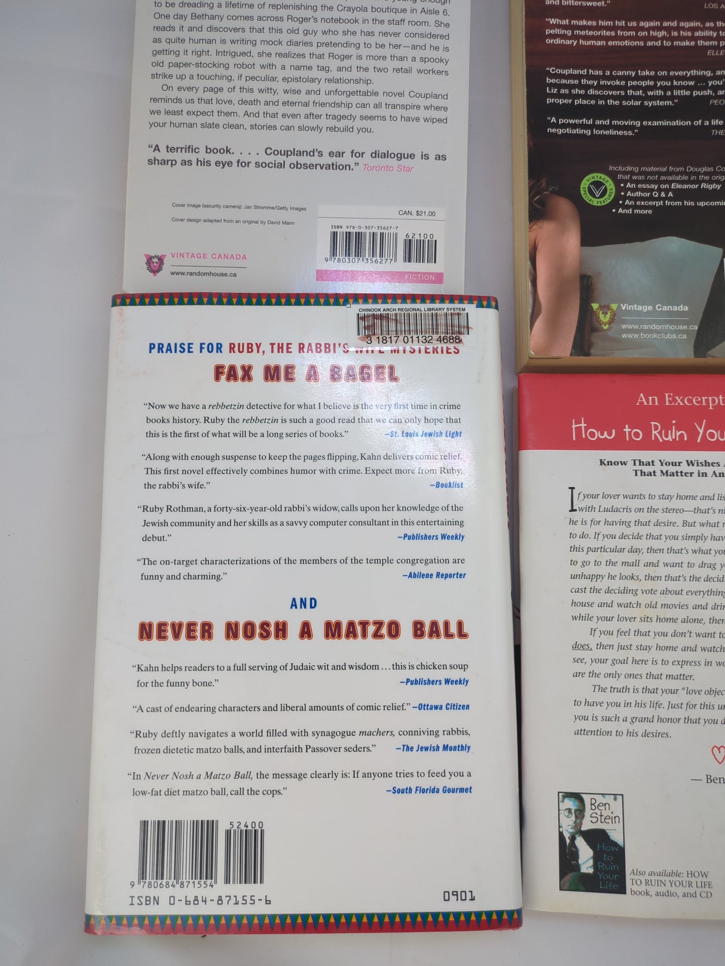 Funny Book Bundle – Sarcastic Self-Help & Satirical Fiction (Coupland + More)
