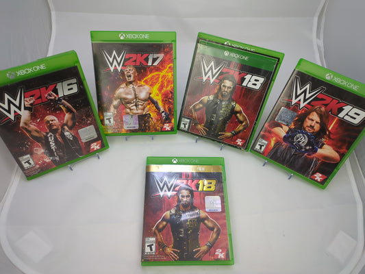 2k WWE Xbox One Game Lot