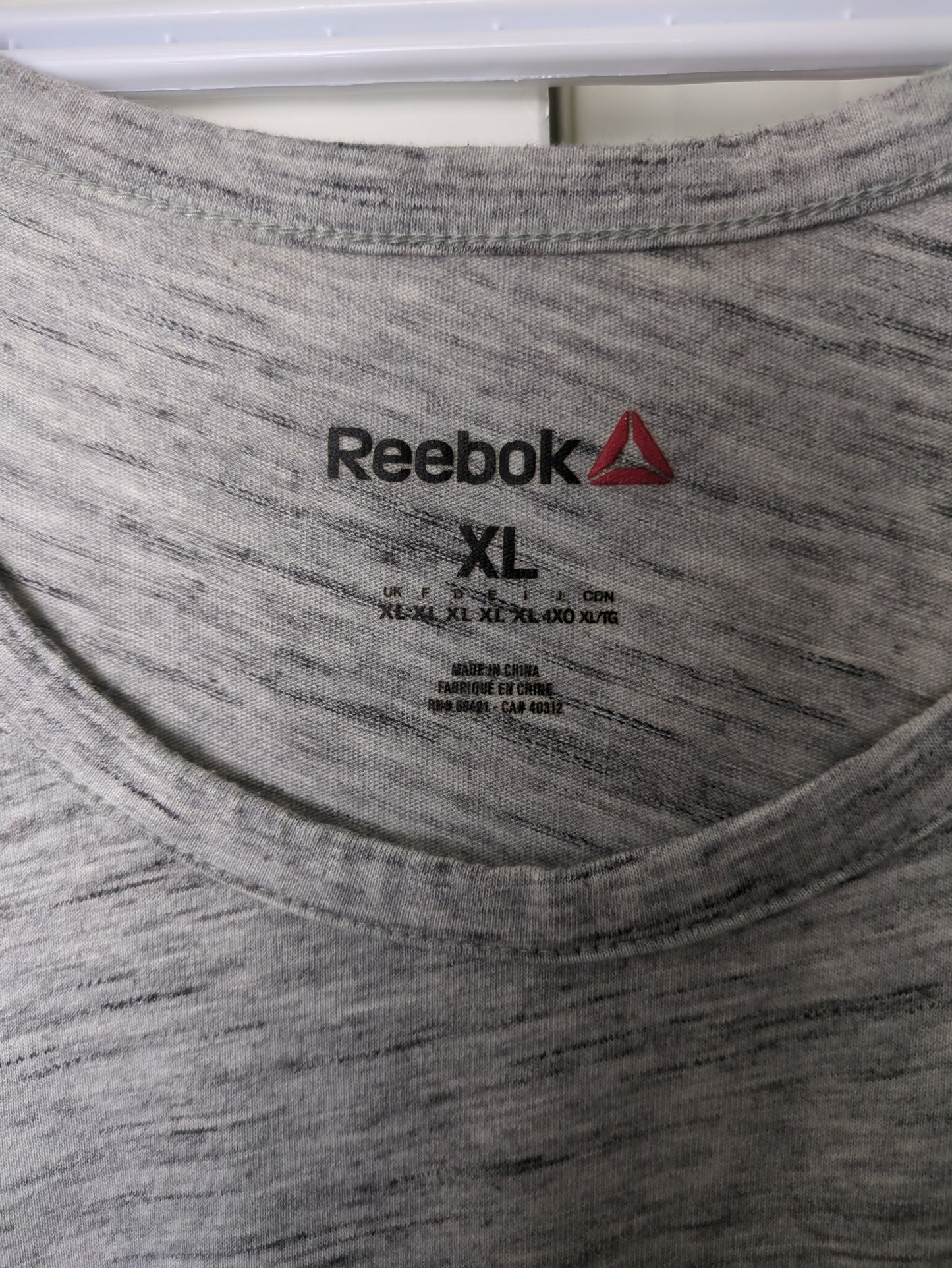 Men's XL Grey Reebok Tank Top