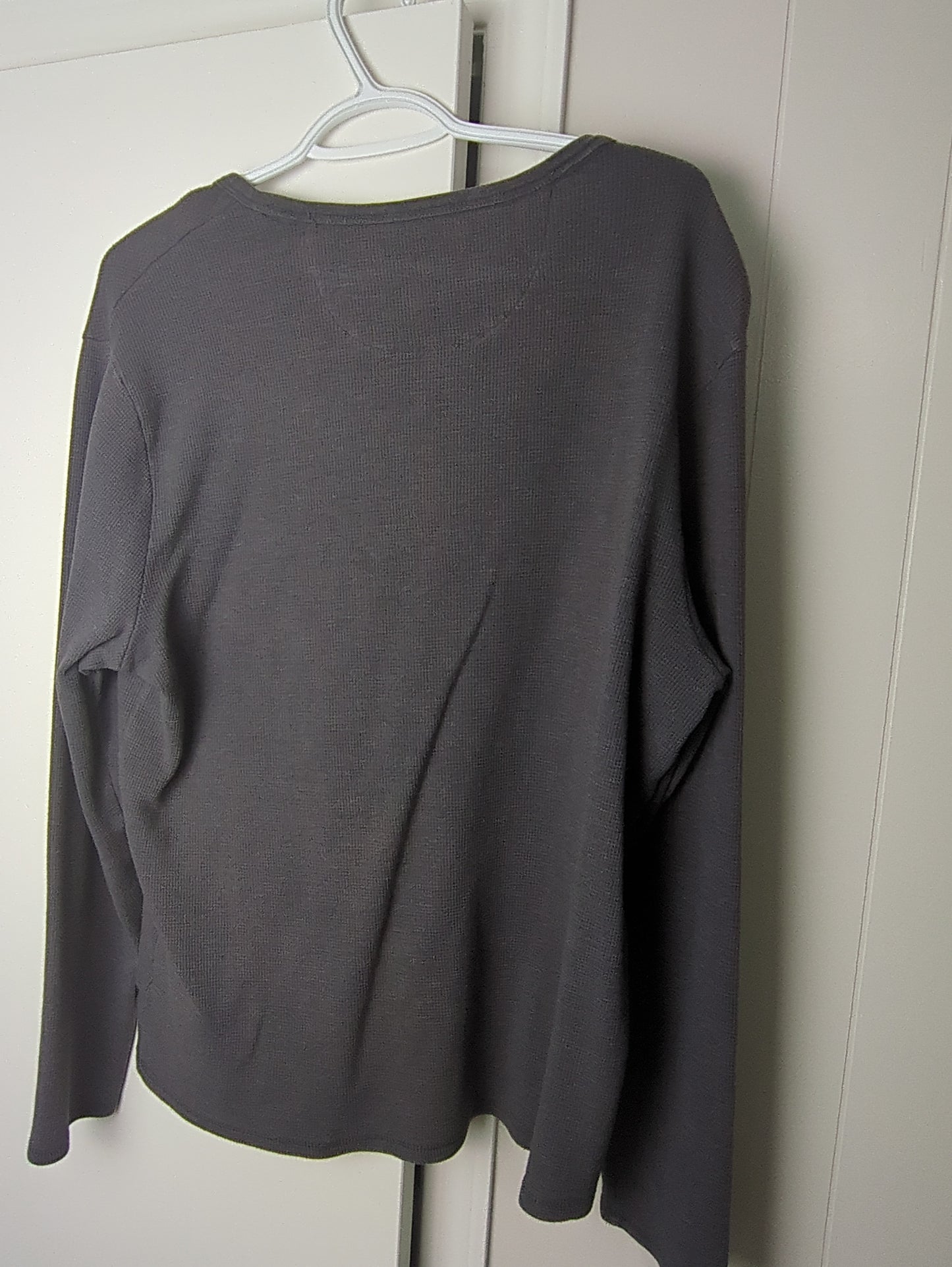 Men's Buffalo David Bitton XL Grey Thermal Shirt
