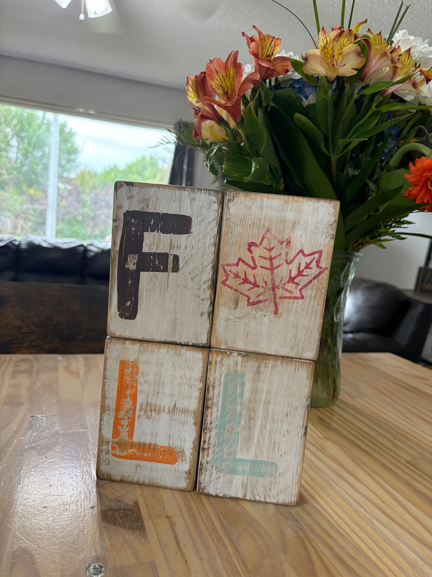 FALL Wood Blocks – Hand Crafted Autumn Decor – Made in Canada