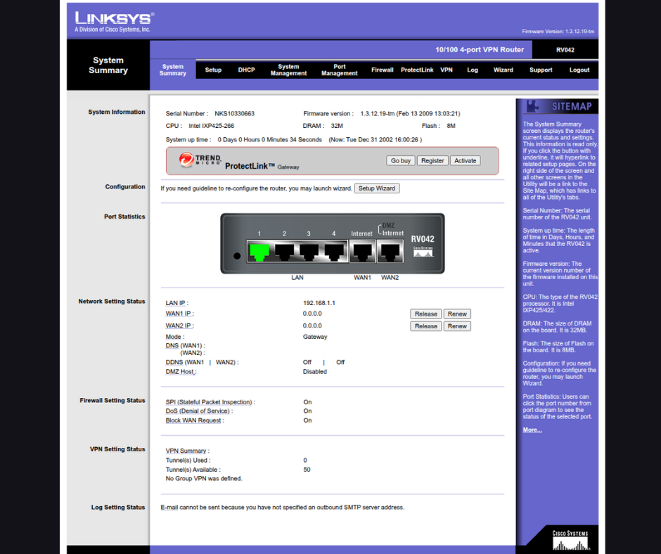 🔒 Unlock Your Network Potential with the Linksys RV042 10/100 4 Port VPN Router! 🚀