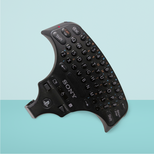 Sony PlayStation 3 Wireless Keypad Chatpad – Official PS3 Keyboard Attachment (Refurbished)