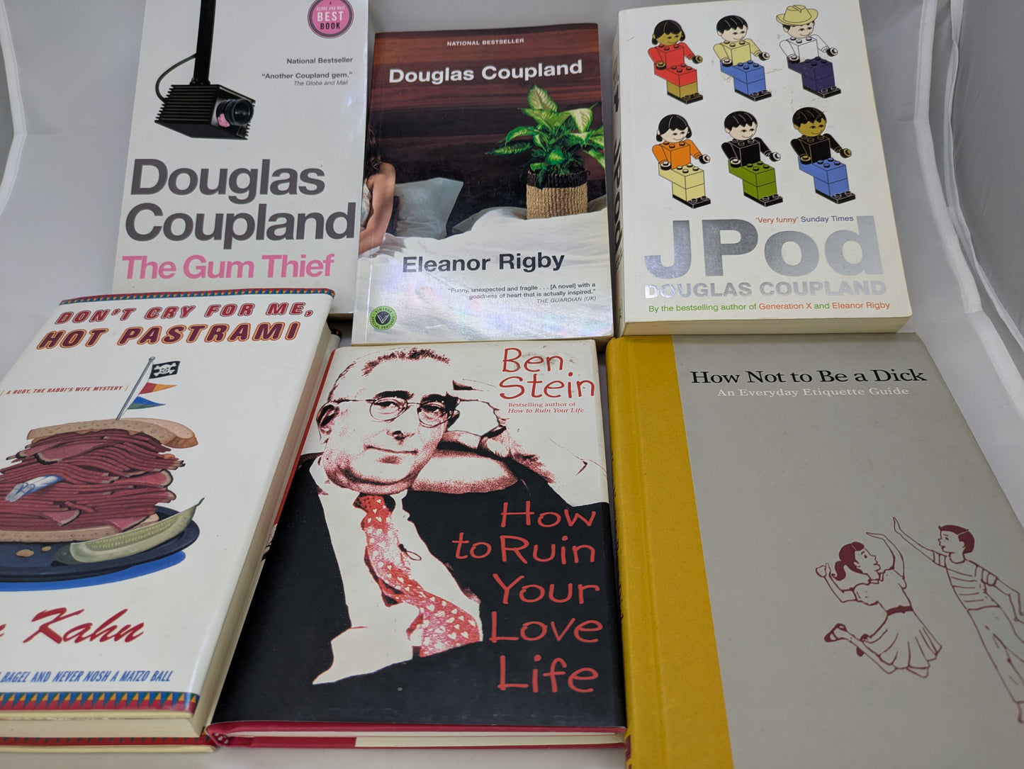 Funny Book Bundle – Sarcastic Self-Help & Satirical Fiction (Coupland + More)