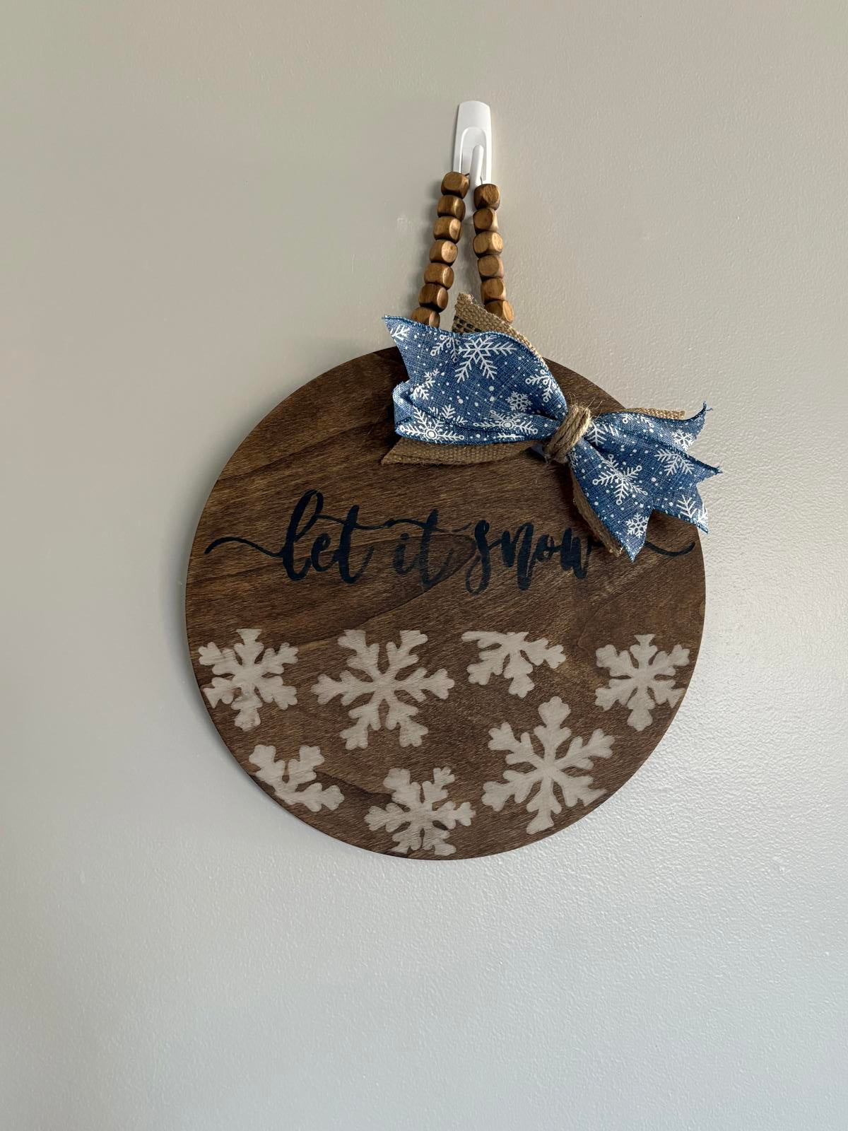 Savvy Creations Let It Snow Wooden Wall Decor