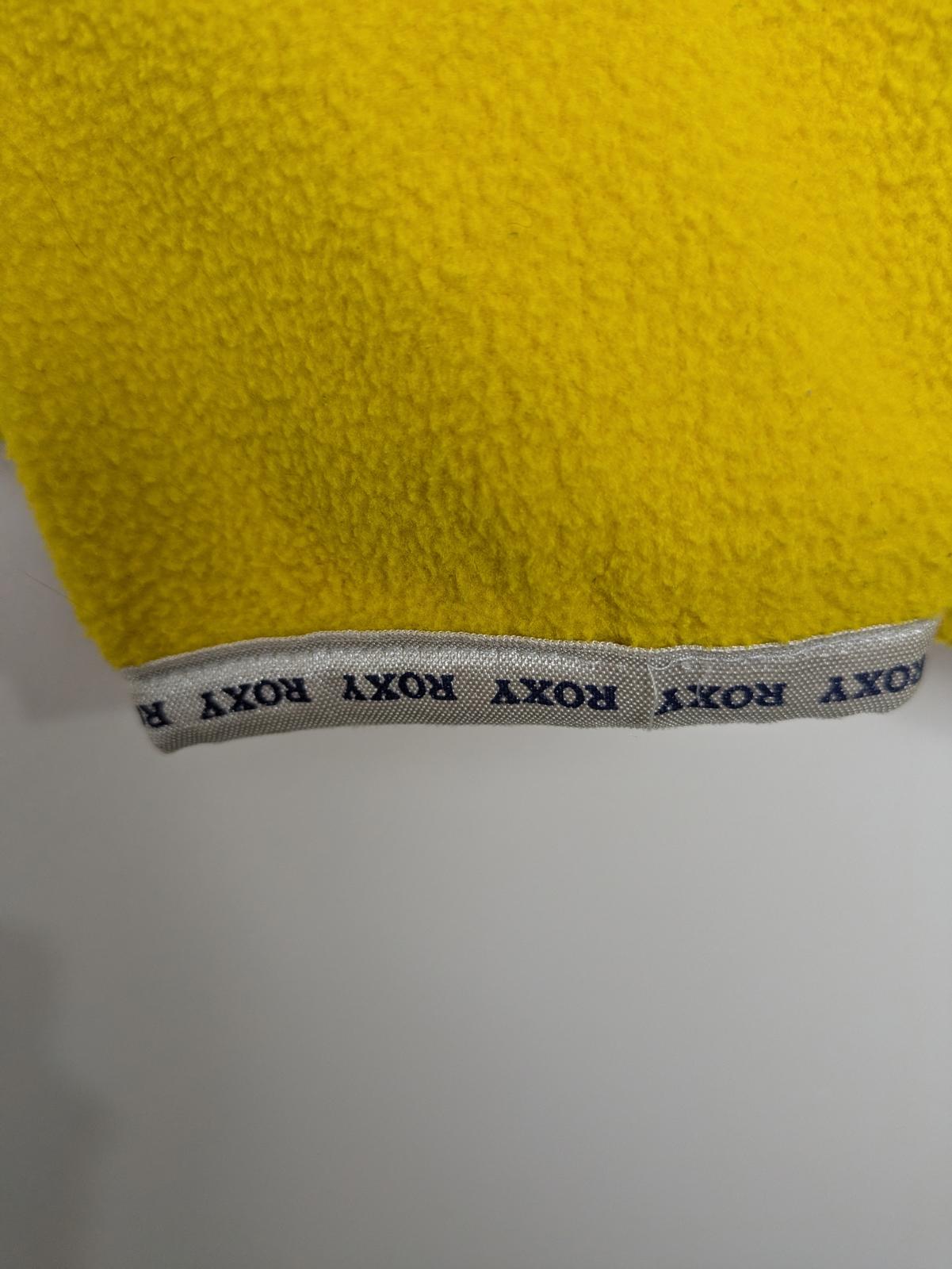 Roxy Women's Yellow and Light Gray Fleece Jacket