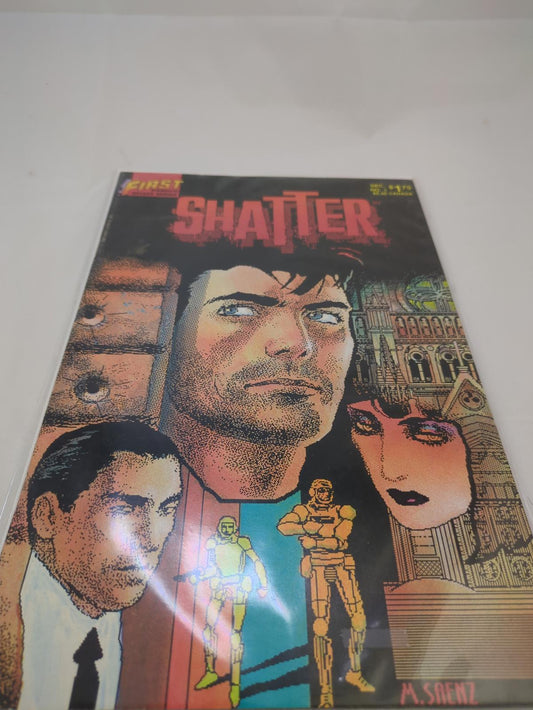 Shatter Comic Book - First Comics Deluxe Series