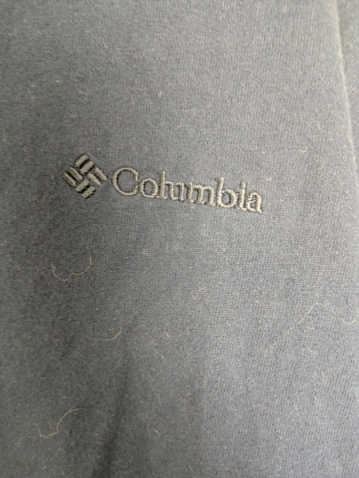 Classic Columbia Men's Polo Shirt - Navy Blue, 100% Cotton