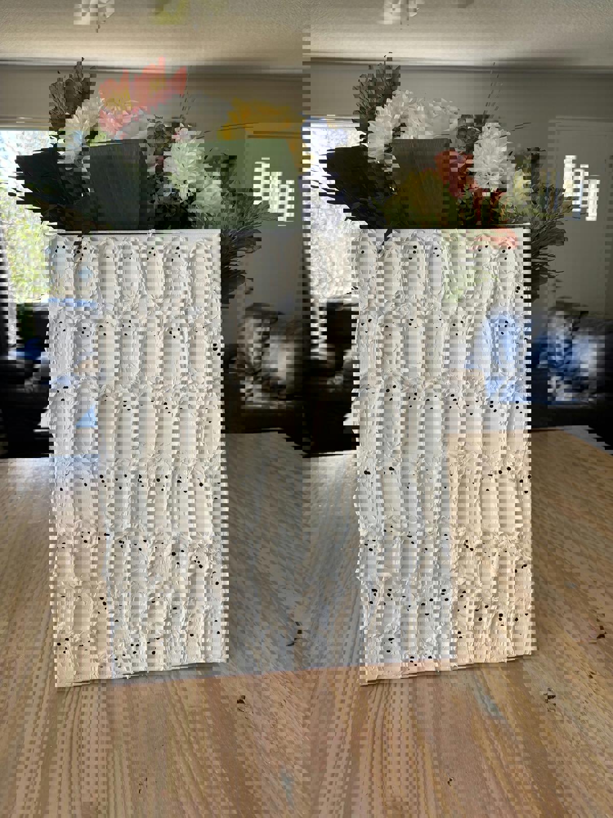 Unique Handcrafted Ghost Pattern Wall Art