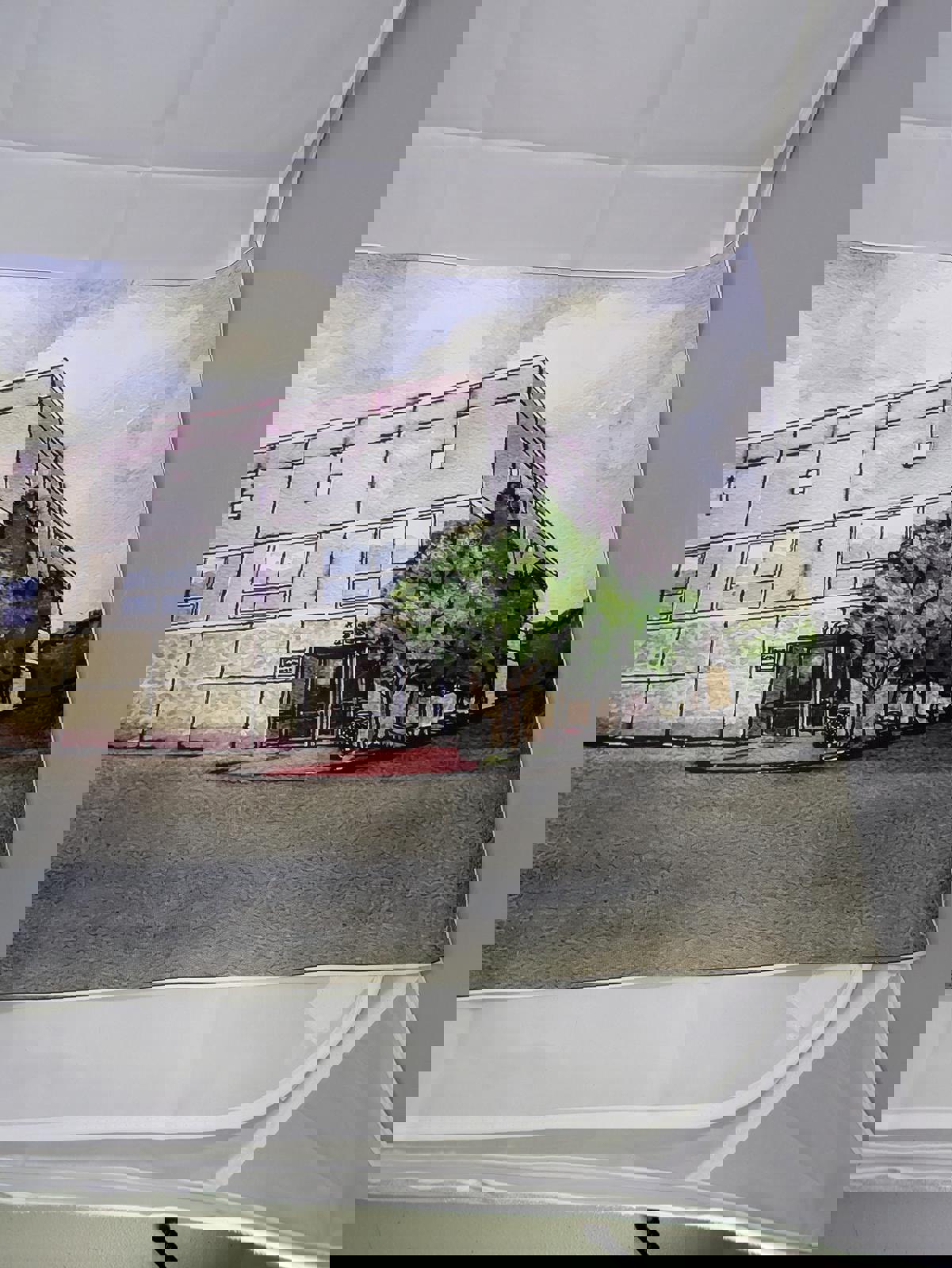 Pam’s Watercolor Canvas Print — Inspired Fan Art from a Classic TV Show