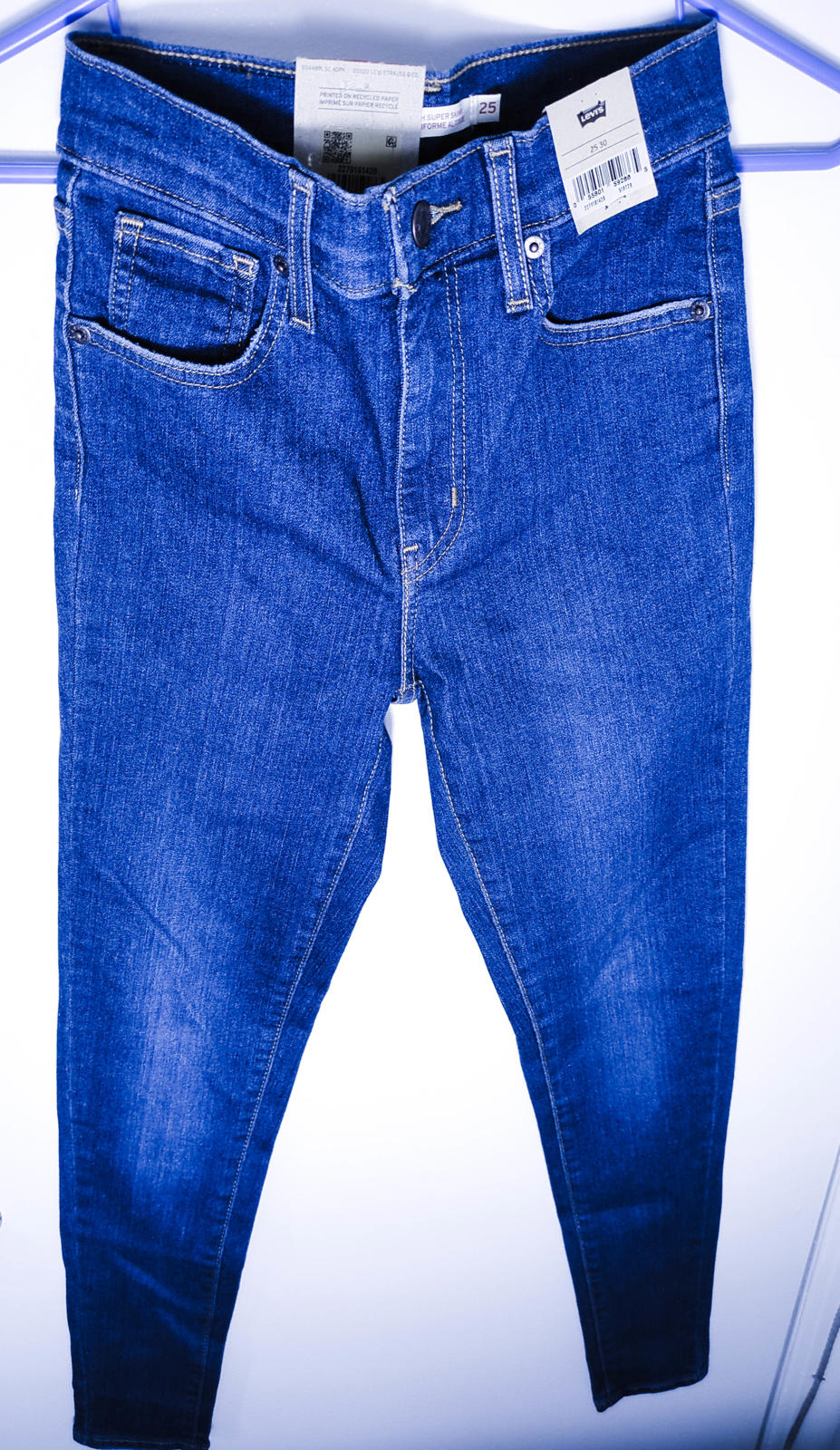 Levi's Mile High Super Skinny Jeans - Women's Size 25