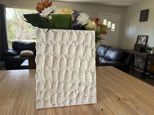 Unique Handcrafted Ghost Pattern Wall Art