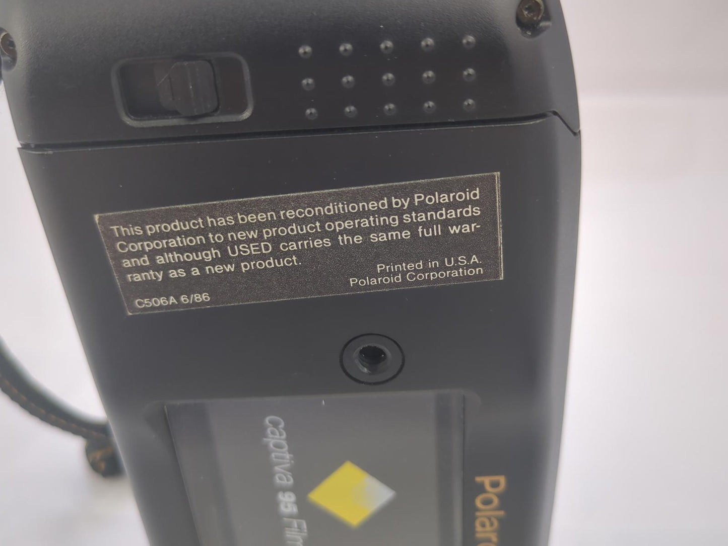 Polaroid Captiva SLR Instant Film Camera with Original Case and Manual