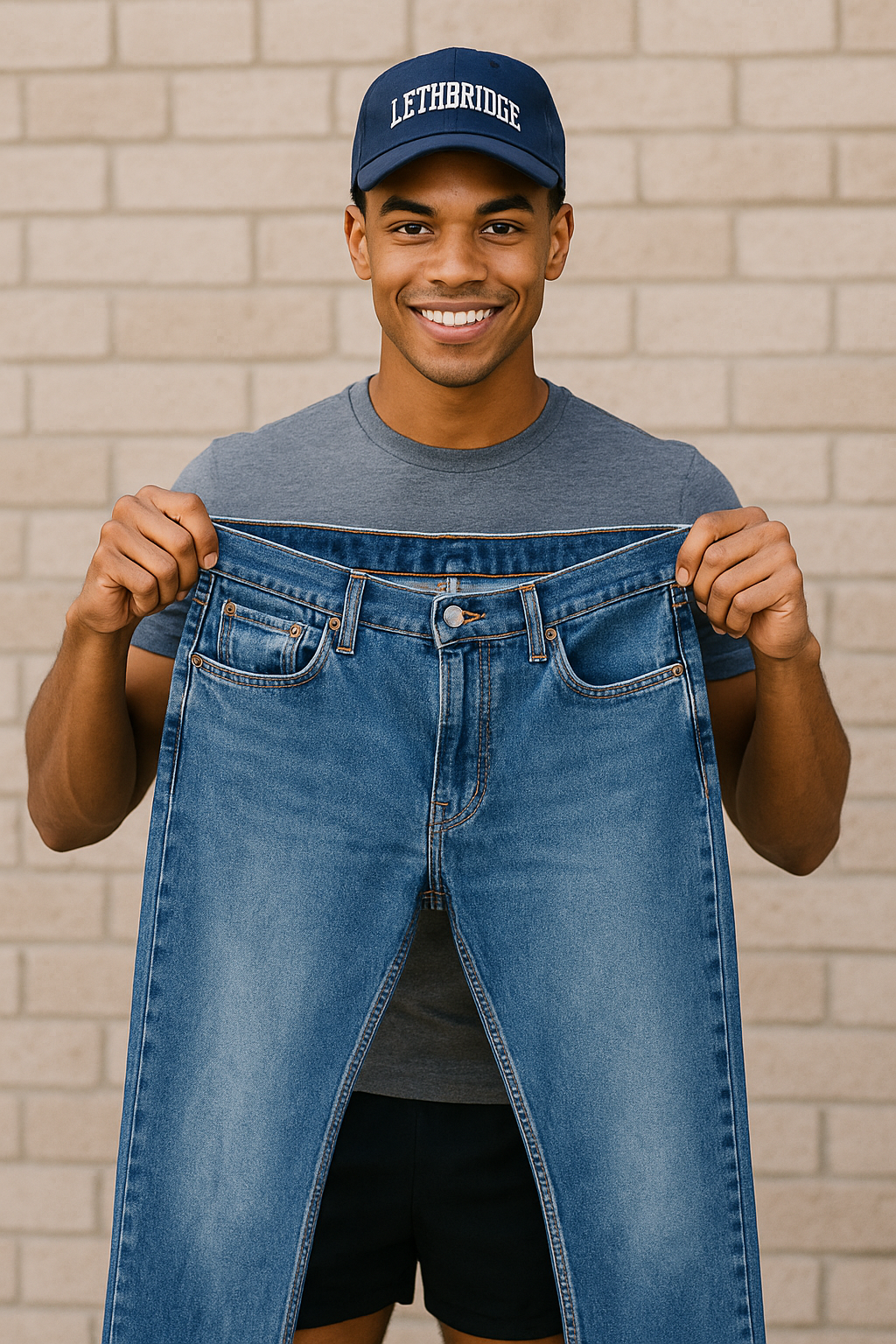 Another rare sighting of Larry’s famous pants